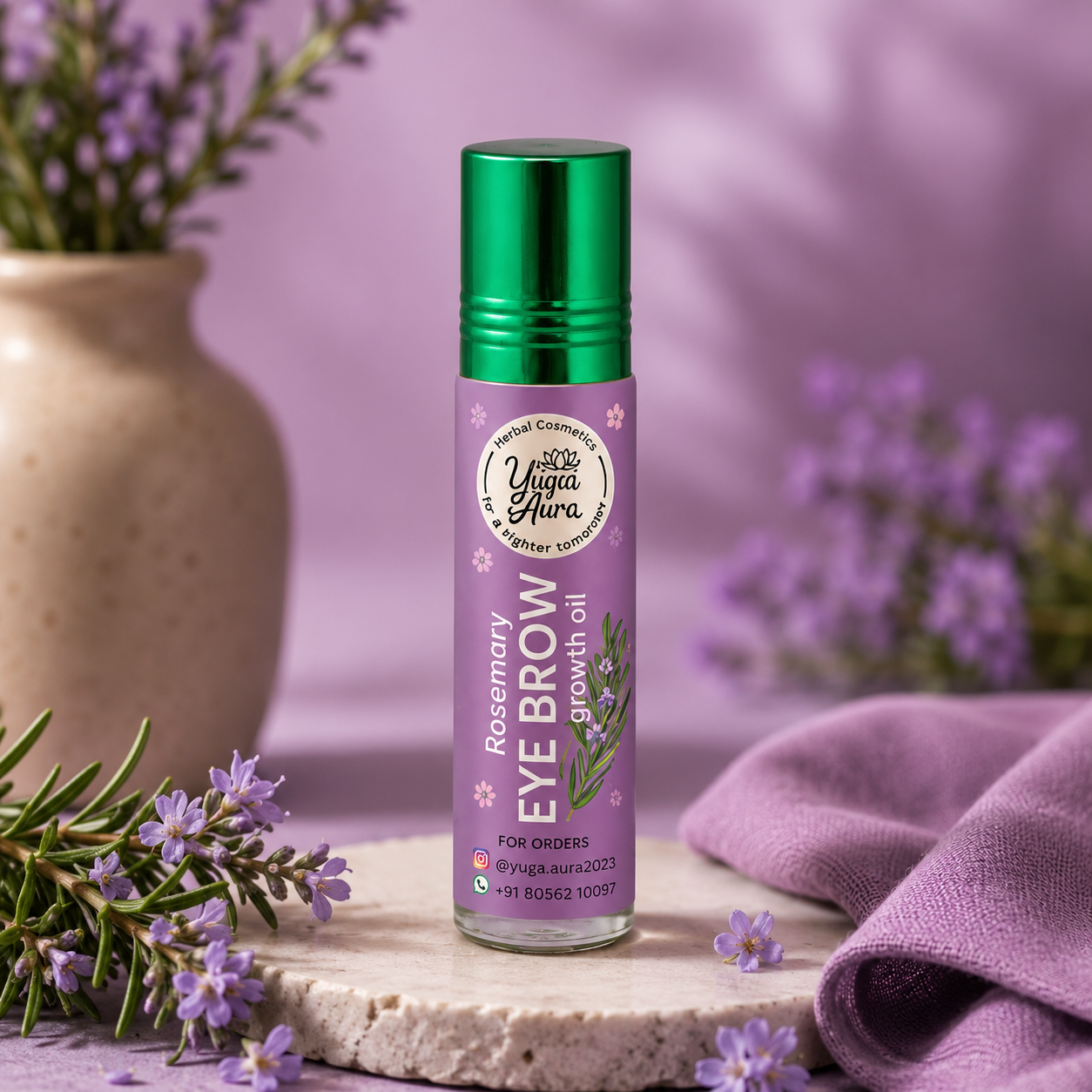 Rosemary Eyebrow Growth Oil - 8ml - Image 2
