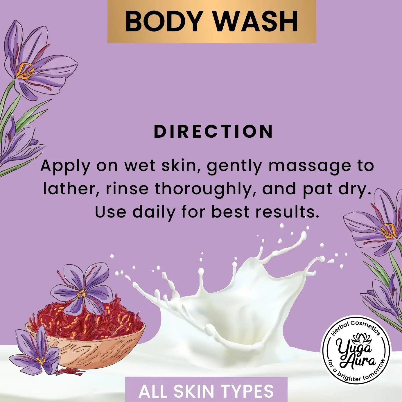 Goat Milk Body Wash - 200 ml - Image 3