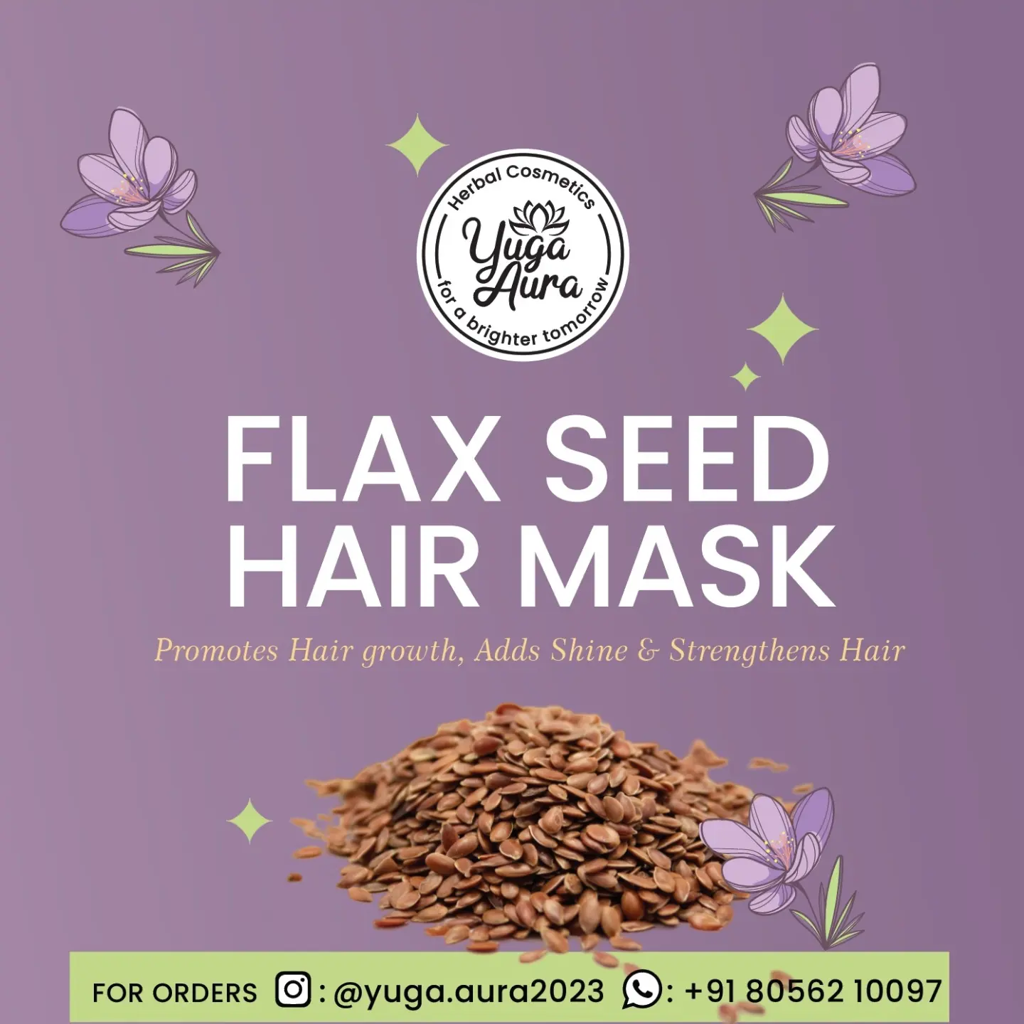 Flax Seed Hair Pack Gel - 50g - Image 3