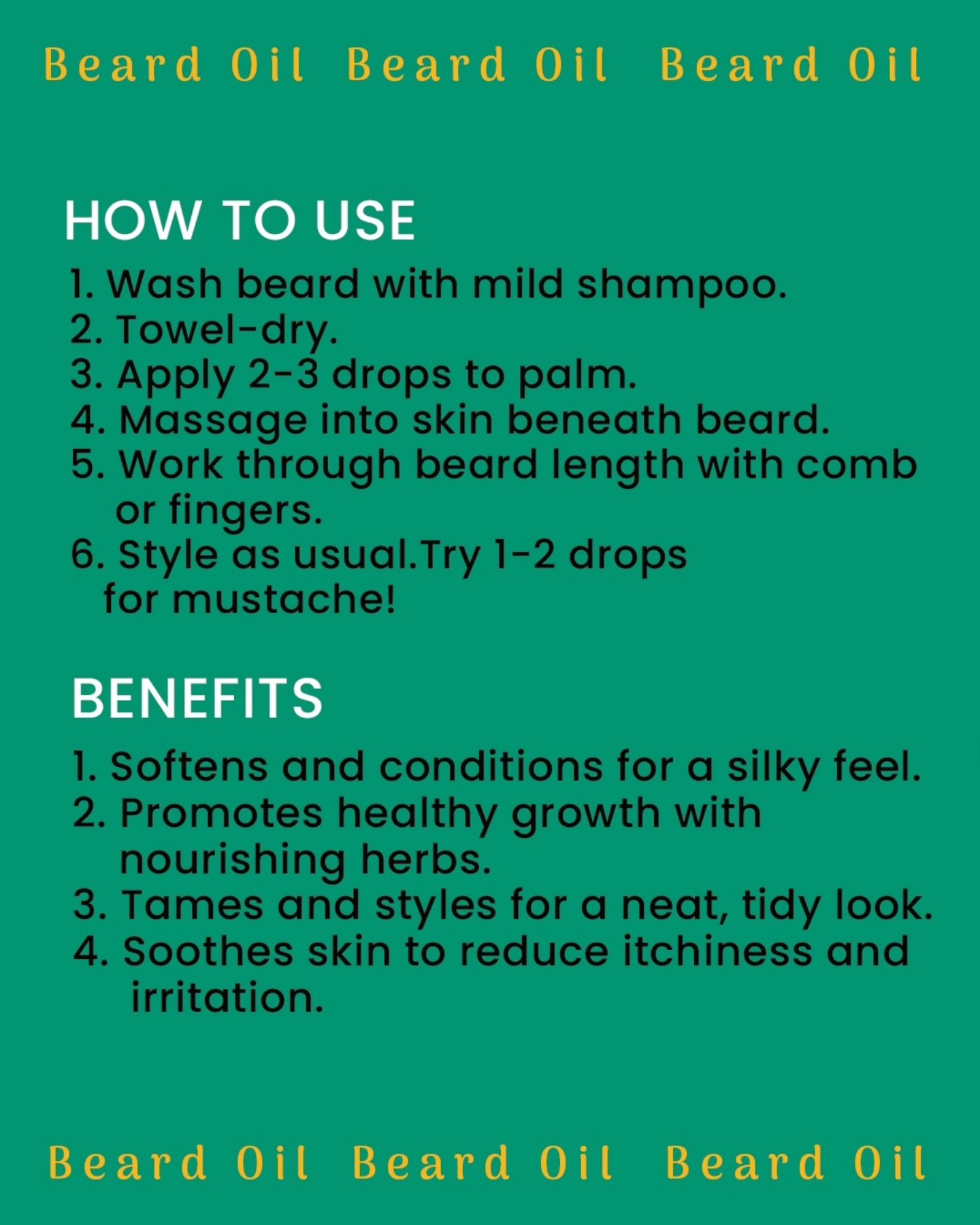 Beard Oil - 15ml - Image 3