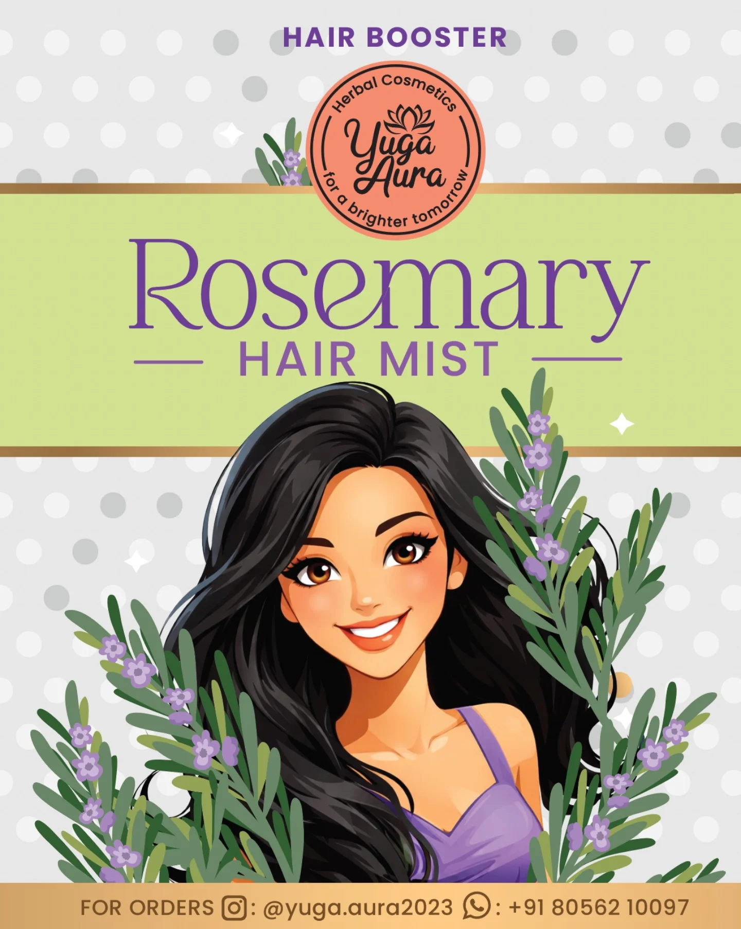 Rosemary Hair Mist -100ml - Image 3