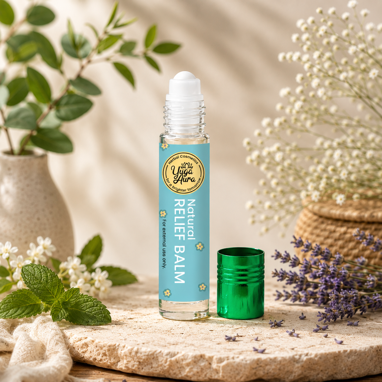 Natural Relief Balm (Roll on) - 8ml - Image 2