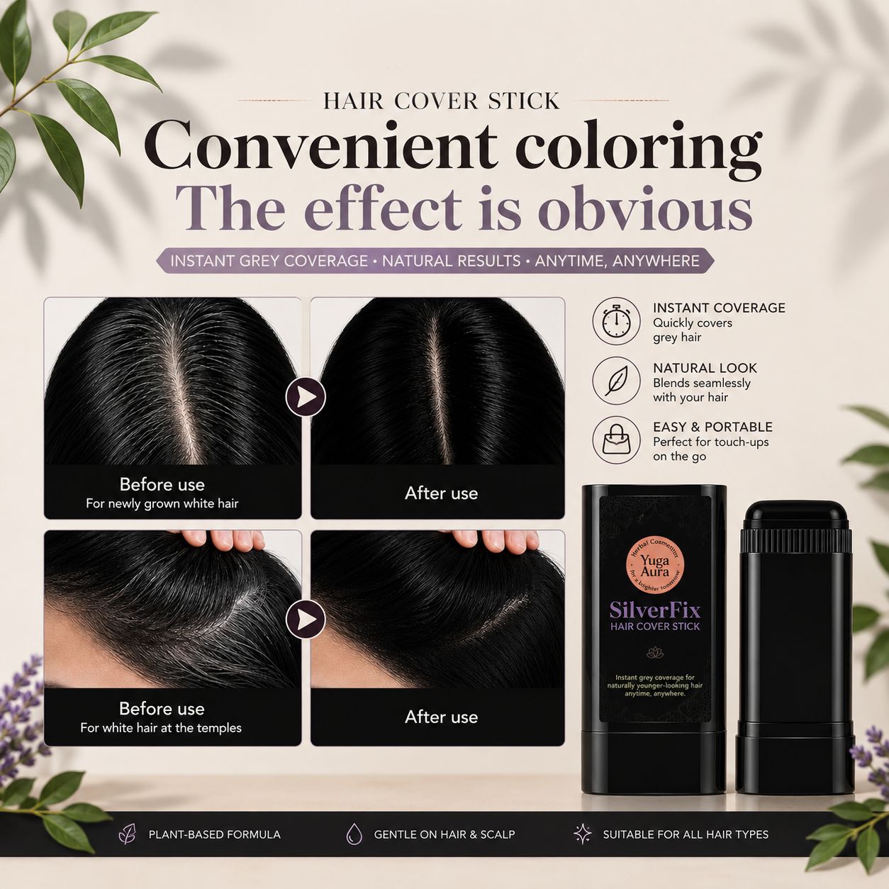 Silver Fix ( Hair Cover Stick) (Copy) - Image 2